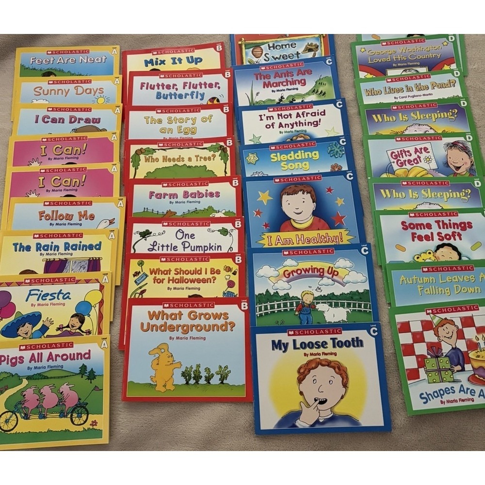Little Leveled Readers by Scholastic Learn to Read Kids Books Lot 61 A-D